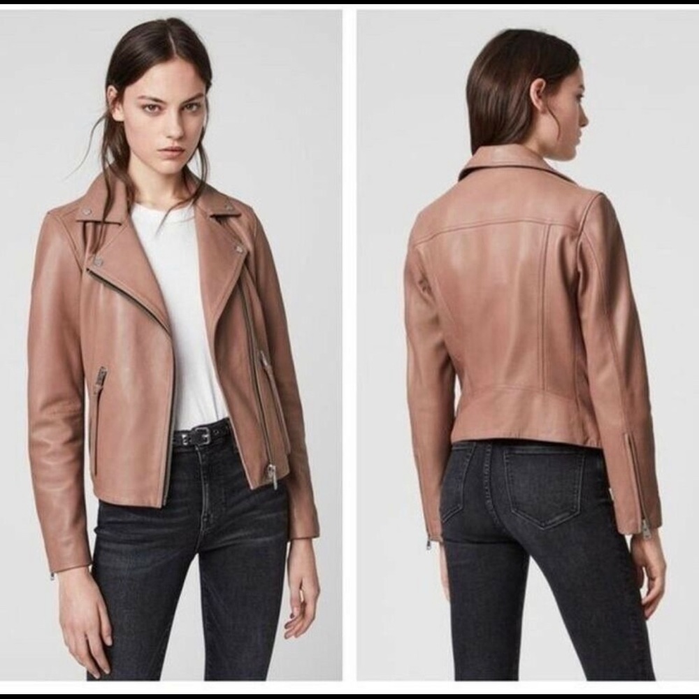 All saints Dalby Leather jacket